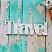 Украшение из чипборда "Travel" (ScrapКрым)