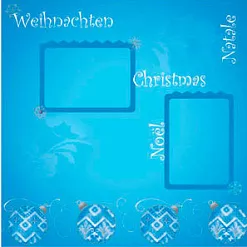 Бумага "Рождественские рамочки" (Ursus)