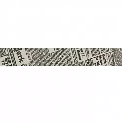 Лента хлопковая "Newspaper", ширина 1,6 см, длина 3 м (Gamma)