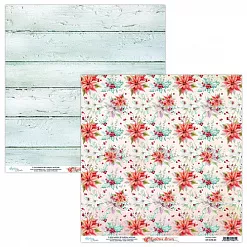 Набор бумаги 15х15 см "Christmas stories", 24 листа (Mintay)