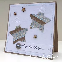 Скотч бумажный "Снежинки" (Marianne design)