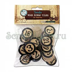 Набор деревянных украшений "Бинго"
