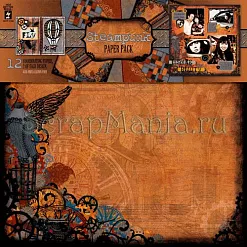 Набор бумаги 30х30 см "Стимпанк" (HOTP)