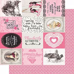 Набор бумаги 30х30 см "Flawless", 18 листов (Authentique)