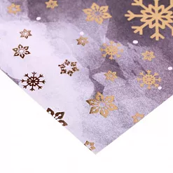 Бумага с фольгированием 20х20 см "Ночной снегопад" (АртУзор)