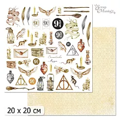 20х20 Бумага "Волшебник. Дизайн 10" (ScrapMania)