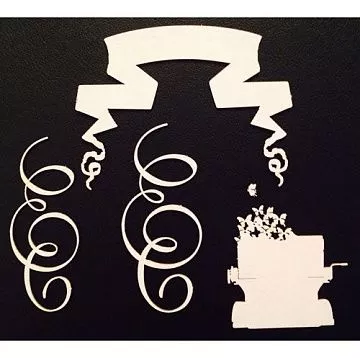 Набор украшений из чипборда "Королевский бал 5" (Fleur-design)