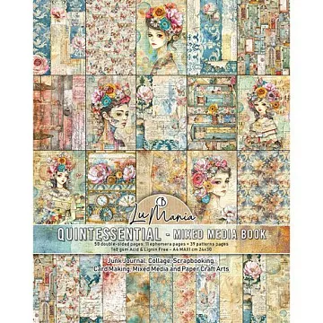 Набор бумаги А4 "Mixed Media book Maxi. Quintessential", 26 листов (Ciao bella) Набор бумаги А4 "Mixed Media book Maxi. Quintessential", 26 листов (Ciao bella)