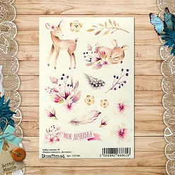 Набор наклеек А6 "Мамина нежность. Доченька" (ScrapMania)