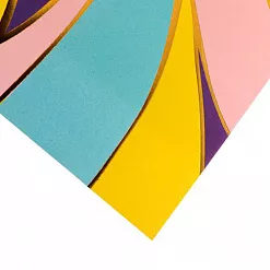 Бумага 15х15 см с фольгированием "Взрыв чувств" (АртУзор) Бумага 15х15 см с фольгированием "Взрыв чувств" (АртУзор)