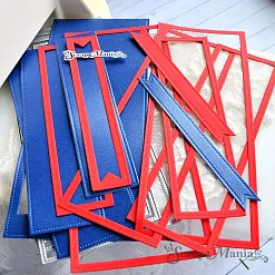 Нож "Прямоугольники со строчкой и флажок", 8,5х20 см (ScrapMania)