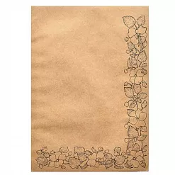 Конверт 16х23 см "Крафт. Вьюнок" (Дом Старцевых)