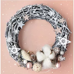 Набор для создания новогоднего венка "Зимние грезы" (АртУзор)