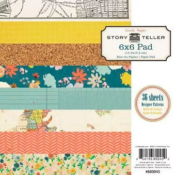 Набор бумаги 15x15 см "Сказочник", 36 листов (Crate paper)