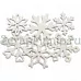 Набор украшений из чипборда "Снежинки" (Maya Road)