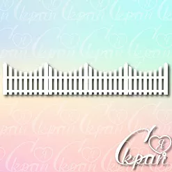 Чипборд "Забор 8" (LeoMammy) Чипборд "Забор 8" (LeoMammy)
