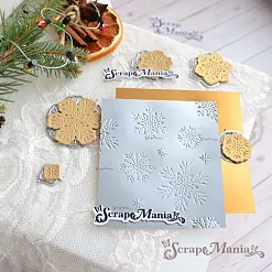 Нож "Сказка на Новый Год. Снежинки", 3,4х3,5 см (ScrapMania) Нож "Сказка на Новый Год. Снежинки", 3,4х3,5 см (ScrapMania)