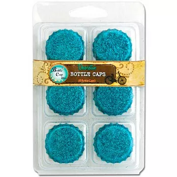 Набор декоративных крышек "Голубые" (Bottle Cap inc.)