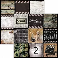 Набор бумаги 30х30 см "Modern Times", 12 листов (Ciao bella)