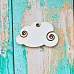 Украшение из чипборда "Облачко" (ScrapКрым)