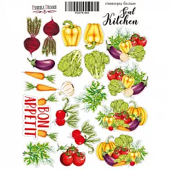 Наклейки 16х21,5 см "Soul kitchen 1" (Фабрика Декору)