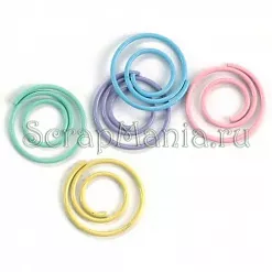 Набор круглых скрепок "Мини, пастельные" (Creative Impressions) Набор круглых скрепок "Мини, пастельные" (Creative Impressions)