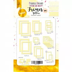 Набор рамок с фольгированием "Желтый" (Фабрика Декору) Набор рамок с фольгированием "Желтый" (Фабрика Декору)