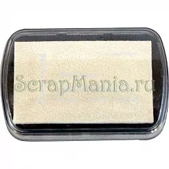 Подушечка чернильная пигментная, цвет кристально-белый, 7х4,5 см, Dovecraft Подушечка чернильная пигментная, цвет кристально-белый, 7х4,5 см, Dovecraft