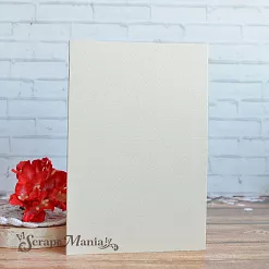 Заготовка для открытки 10х15 см из дизайнерской бумаги Sirio Pearl Merida Cream
