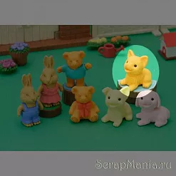 Ластик "Оранжевая собачка" (Iwako)