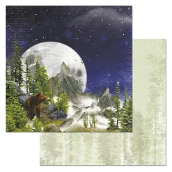 Бумага "Тайга. Хозяин леса" (ScrapMania) Бумага "Тайга. Хозяин леса" (ScrapMania)