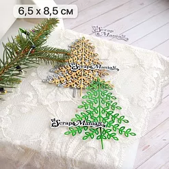 Нож "Сказка на Новый Год. Деревце", 6,5х8,5 см (ScrapMania) Нож "Сказка на Новый Год. Деревце", 6,5х8,5 см (ScrapMania)