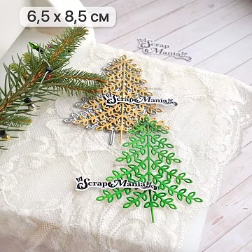 Нож "Сказка на Новый Год. Деревце", 6,5х8,5 см (ScrapMania) Нож "Сказка на Новый Год. Деревце", 6,5х8,5 см (ScrapMania)