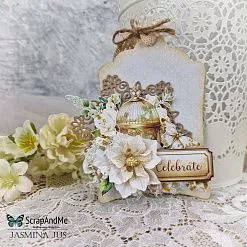 Бумага 30х30 см "White Roses. Elements 5" (ScrapAndMe)