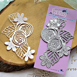 Нож для вырубки "Цвет апельсина в розах" (Fantasy)