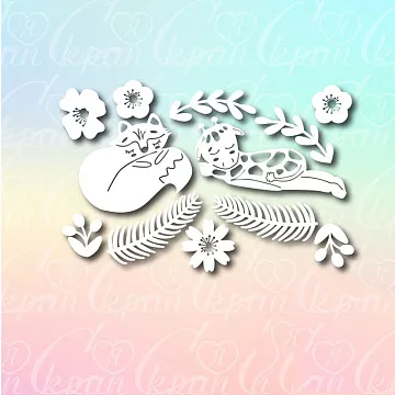 Чипборд "Животные леса" (LeoMammy)