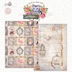 Набор бумаги А5 "Alice", 12 листов (DreamLight Studio)
