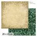 20х20 Бумага "Малахитовый цветок. Дизайн 2" (ScrapMania)