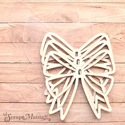 Шейкер "Волшебный снегопад. Бант. Большой", 9,5х9 см (ScrapMania) Шейкер "Волшебный снегопад. Бант. Большой", 9,5х9 см (ScrapMania)