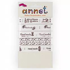 Набор хлопковых лент "Ручная работа. Нитки" (Gamma)