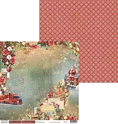 Бумага 30х30 см "Праздник из детства. Лист 5" (Scrapodelie)