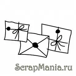 Штамп "Конверты" (Скрапклуб)