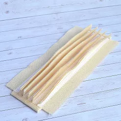 Переплет на 6 разворотов, цвет жемчуг, длина 20 см, шаг 0,7 см