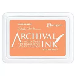 Водостойкая перманентная подушечка Archival Ink Peachy Keen Персиковый (Ranger)