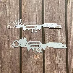 Нож "Морской бордюр 5", 3,4х12,8 см (Scrapman) Нож "Морской бордюр 5", 3,4х12,8 см (Scrapman)