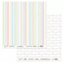 Набор бумаги 15х15 см "Сладкое время", 12 листов (Mr.Painter)