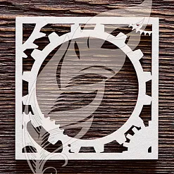 Украшение из чипборда "Механизм" (ArtLines)