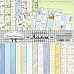 Набор бумаги 30,5х30,5 см "Ламы", 12 листов (ScrapMania)