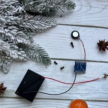 Музыкальный модуль с мелодией "Три орешка для Золушки", сменная батарейка (ScrapIllumination)