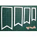 Набор ножей для вырубки "Баннеры" (Scrapman)